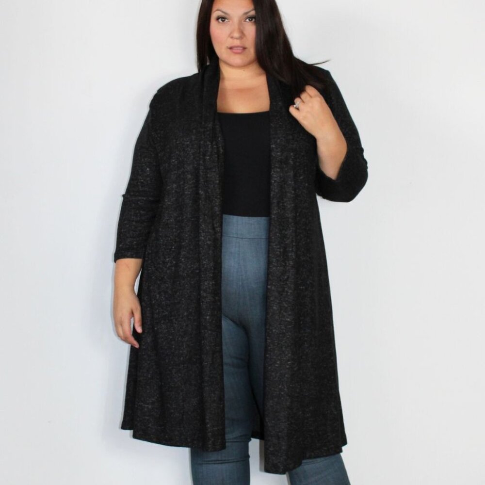 Plus Size Ultra Soft Knit Cardigan